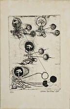 Valeriano Trubbiani,  Acquaforte Su carta, 1966, 34x24,4 Cm.