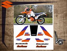 KIT Suzuki DR 750s BIG 1988 - 1991 adesivi/Grafiche/stickers/decals  ORANGE