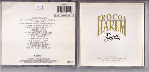 Procol harum portfolio cd - portfolio,