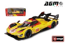 Ferrari 499P 24h Le mans gialla modellino scala 1:18 - Bburago