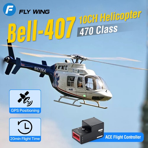 Fly wing bell 407 - bell-407, elicottero