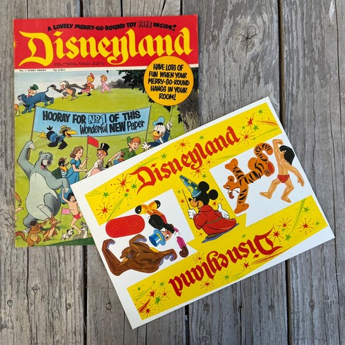 Rara rivista disneyland 1971 - disneyland,