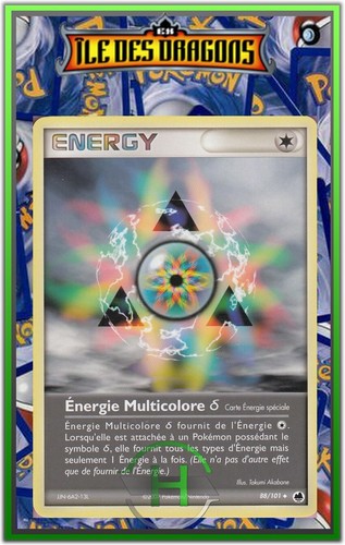 énergie multicolore ex île - Énergie,