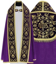 Piviale Romano Viola con stola