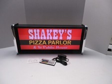 Shakeys Pizza Parlor LED Display Insegna Luminosa Lightbox Lampada da Parete Sospensione