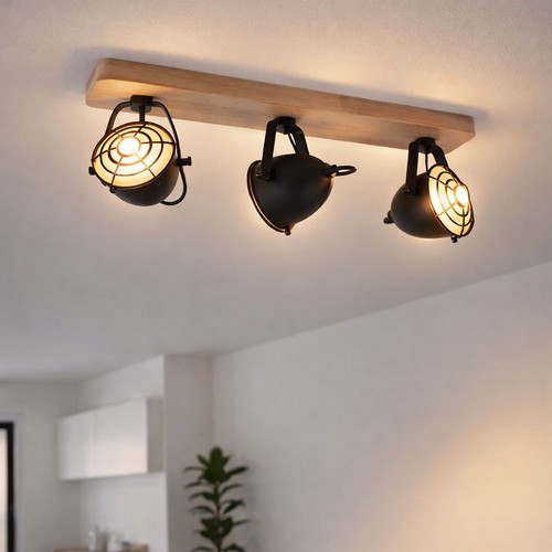 Plafoniera luce lampada wood - luce,
