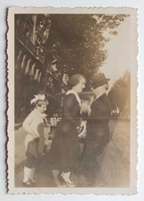 Couple danse rue flou amusant - Photo ancienne snapshot