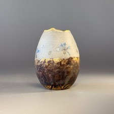 Vaso per uova Daum Nancy, Bleuet (fiordaliso)