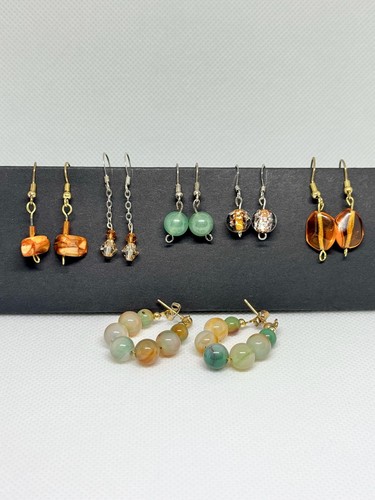 Lotto orecchini boho con
