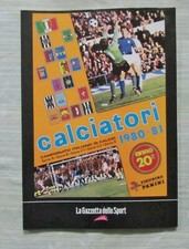 ALBUM CALCIATORI PANINI 1980-1981 RISTAMPA CON FIGURINE STAMPATE