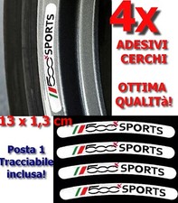 4 ADESIVI FIAT 500X SPORT