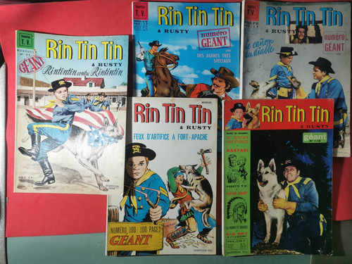 Rintintin rusty géant lot - rintintin,