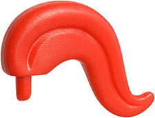 LEGO PIUMA ROSSA PER CAVALIERI SOLDATI PIRATI SET CASTLE PIRATES 87694 4502c