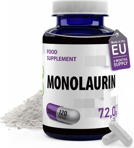Monolaurina 500mg glicerolo - monolaurina,