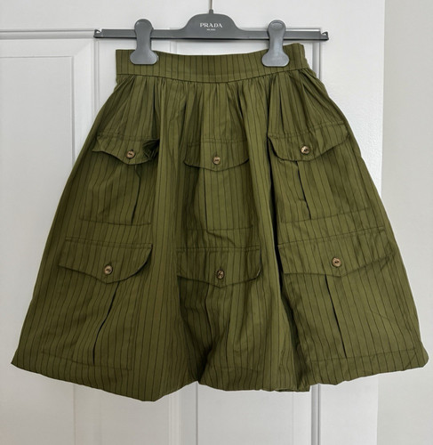 Minigonna cargo chanel verde - minigonna, a