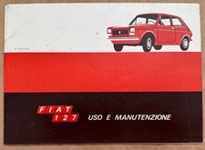FIAT 127 -Libretto originale  Uso e Manutenzione -1972 -