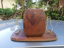 Wooden/Leather Desk Pipe