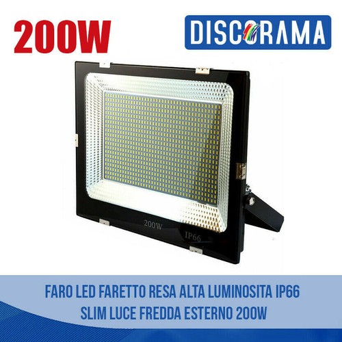 Faro 200w luce fredda led - luce,