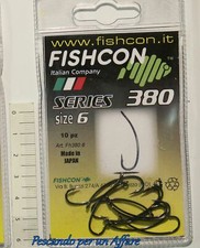 FISHCON ART.Fh 380 AMI SERIES 380 occhiello,col black nickel, made in Japan