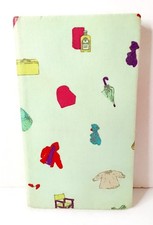 NAJ OLEARI 80s italy agendina telata cerata verde acqua disegnini usata vtg rara