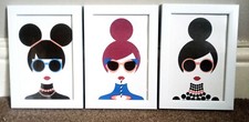 Set of Three Framed fashion