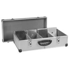 Valigetta in alluminio per dj cd per 80 cd con chiave dj case box interno imbottito