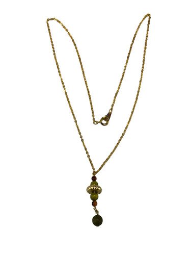 Collana con ciondolo perline - collana,