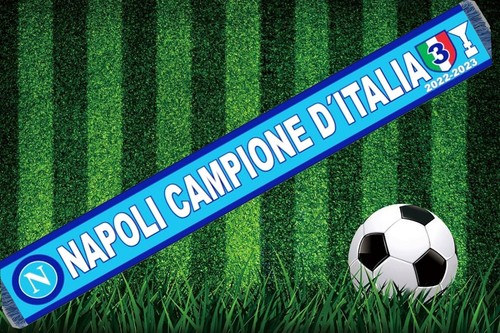 Sciarpa campione ssc napoli - sciarpa,
