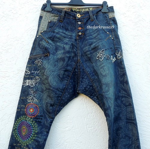 Jeans desigual pantaloni harem - jeans,