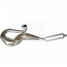 MARMITTA  SCARICO SIMONINI CROMATA PIAGGIO VESPA PX 200E LUSSO 1984 / 1997VSX1T