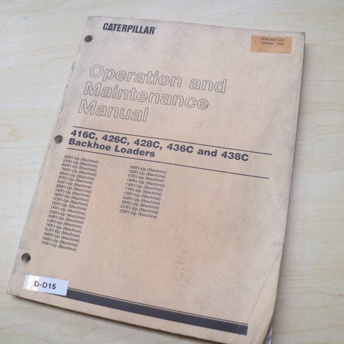 Caterpillar 416c 426c 428c - caterpillar,