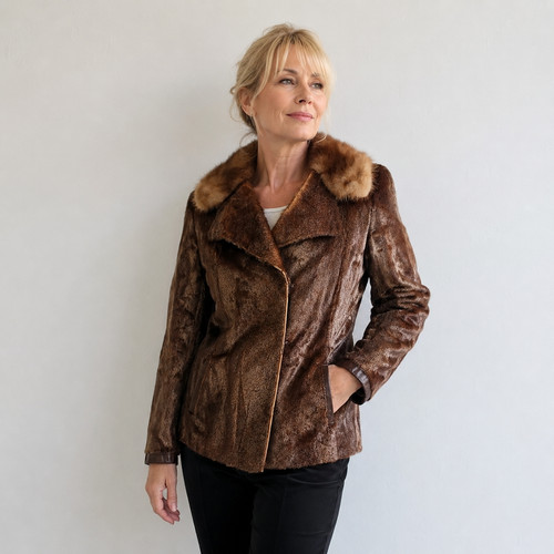 Giacca pelliccia vintage - pelliccia,