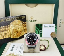 ROLEX Vintage 40mm Acciaio Inox GMT Master II Lunetta Coca Cola SEL 16710 SANT BLANC
