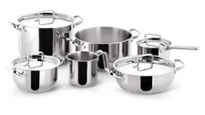 LAGOSTINA BATTERIA PENTOLE, SFIZIOSA 10 PZ INOX  INDUZIONE  ( PROMO ) (SORPRESA)