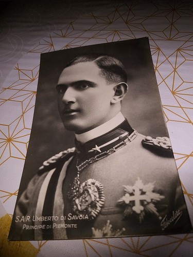 Cartolina umberto savoia - di,