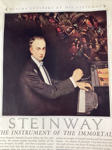 Pubblicità stampa pianoforte