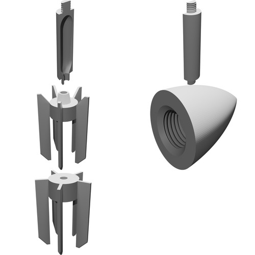 Razzo co2 proiettile - razzo, per