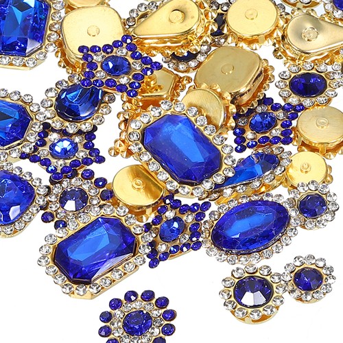 50pcs pietre strass cristallo - 50pcs,