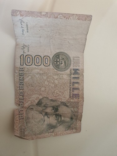 Banconota 1000 lire marco - 1000,