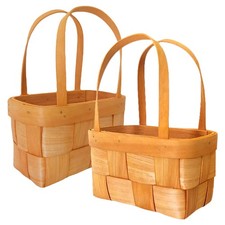  2 Pcs Cestino Intrecciato