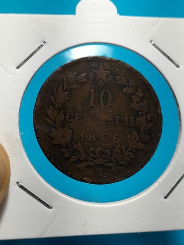 Regno italia cent 1866 - 10,
