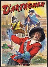 OCTAVIO MORAGA - COPERTINA ORIGINALE per D'ARTAGNAN n.1 Editorial Columba, 1957!