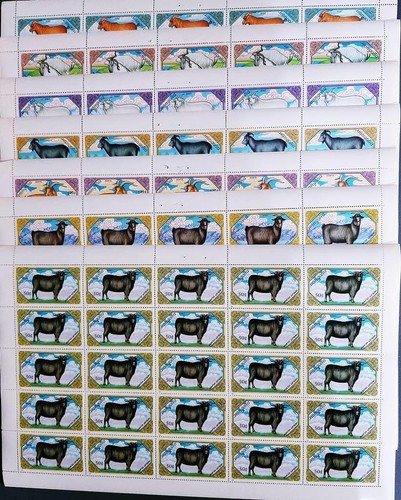 Mongolia 1988 capre - 1988, x50