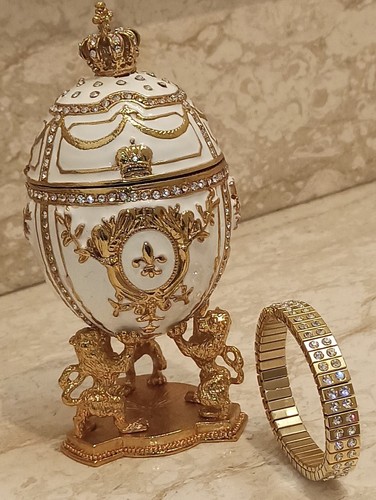 Bracciale faberge stile uovo - faberge,