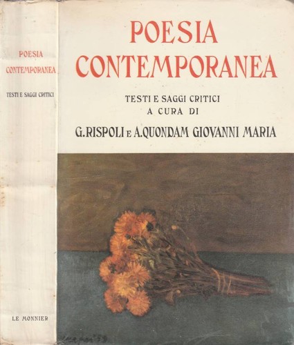Poesia contemporanea testi e - contemporanea.,