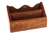 Portalettere Vintage in Legno