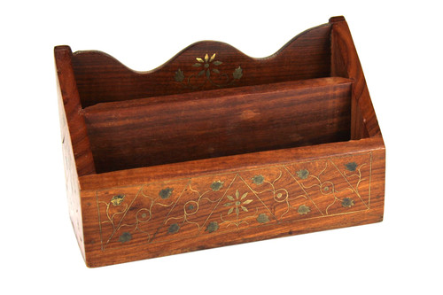 Portalettere vintage legno - in,
