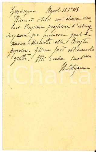 1915 napoli cartolina - 1915,