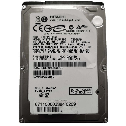 Hard disk 160gb - disk, sata
