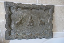 ANTICO VASSOIO/PLACCA INDIANO